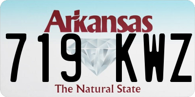 AR license plate 719KWZ