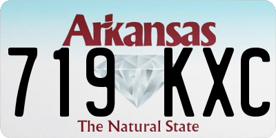 AR license plate 719KXC
