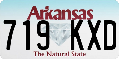 AR license plate 719KXD