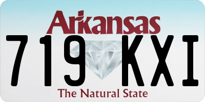 AR license plate 719KXI