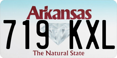 AR license plate 719KXL