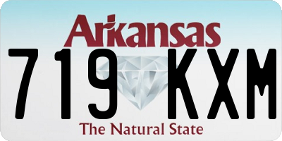 AR license plate 719KXM