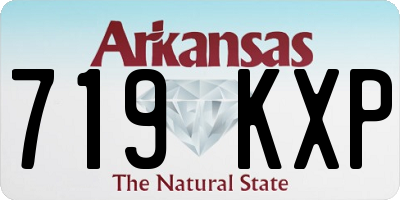 AR license plate 719KXP