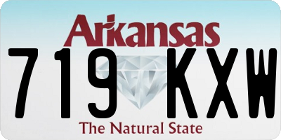 AR license plate 719KXW