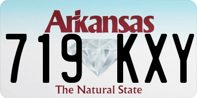 AR license plate 719KXY