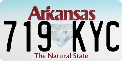 AR license plate 719KYC