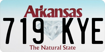 AR license plate 719KYE
