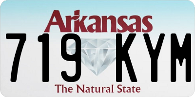AR license plate 719KYM
