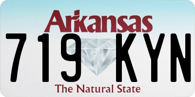 AR license plate 719KYN