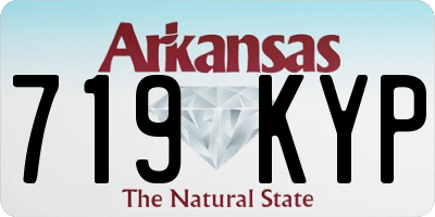 AR license plate 719KYP