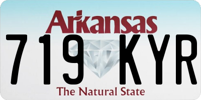 AR license plate 719KYR