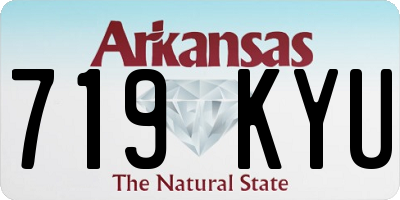 AR license plate 719KYU