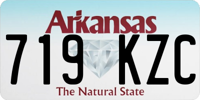 AR license plate 719KZC