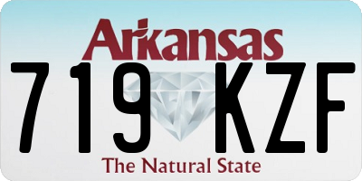 AR license plate 719KZF