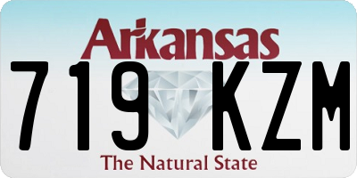 AR license plate 719KZM