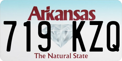 AR license plate 719KZQ