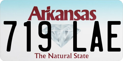 AR license plate 719LAE