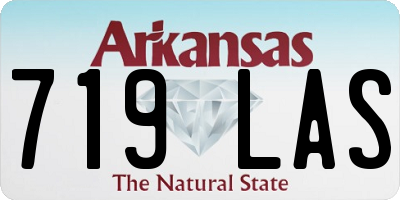 AR license plate 719LAS