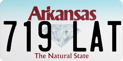AR license plate 719LAT