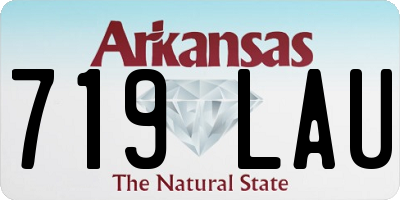 AR license plate 719LAU