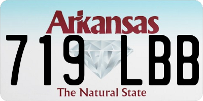 AR license plate 719LBB