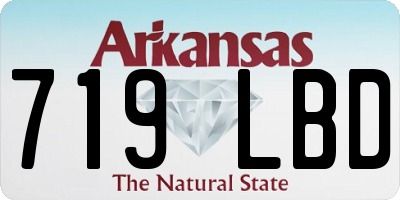 AR license plate 719LBD