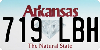 AR license plate 719LBH