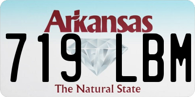 AR license plate 719LBM