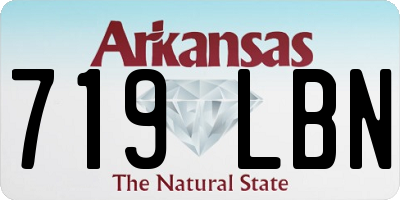 AR license plate 719LBN