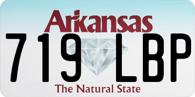 AR license plate 719LBP