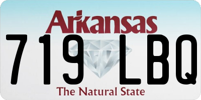 AR license plate 719LBQ