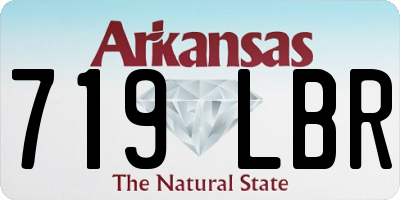 AR license plate 719LBR