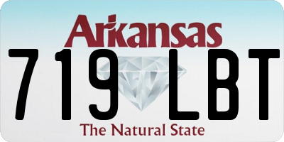 AR license plate 719LBT