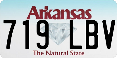 AR license plate 719LBV