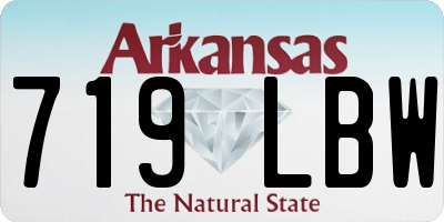 AR license plate 719LBW