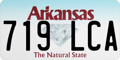 AR license plate 719LCA