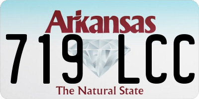 AR license plate 719LCC