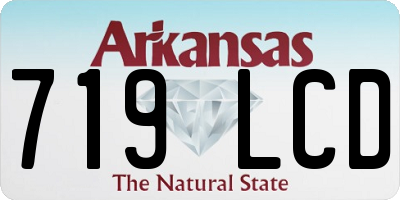 AR license plate 719LCD