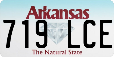 AR license plate 719LCE