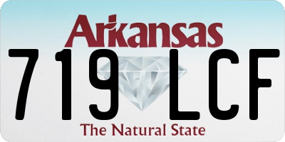 AR license plate 719LCF