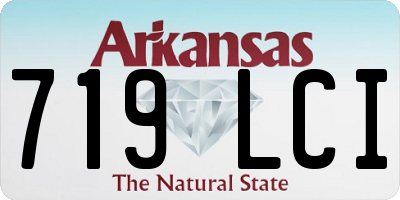 AR license plate 719LCI