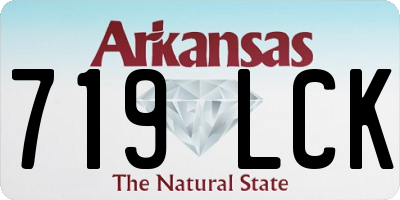 AR license plate 719LCK