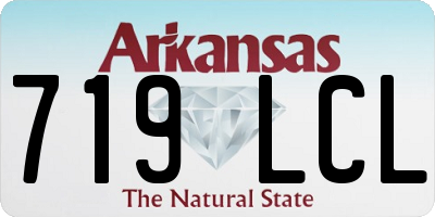 AR license plate 719LCL