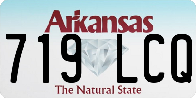 AR license plate 719LCQ