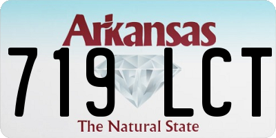 AR license plate 719LCT