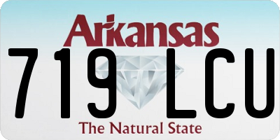 AR license plate 719LCU