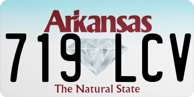 AR license plate 719LCV