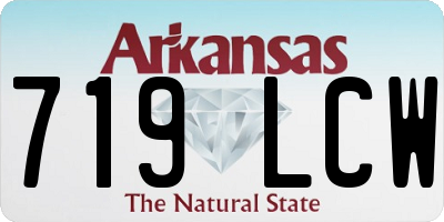 AR license plate 719LCW