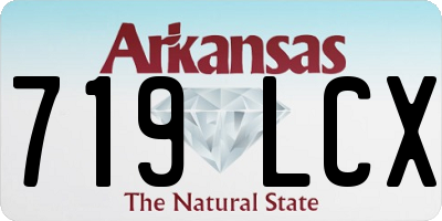 AR license plate 719LCX