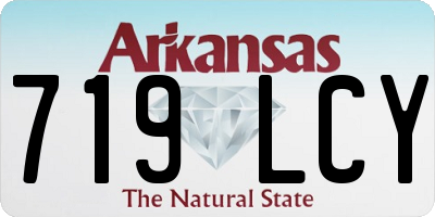 AR license plate 719LCY